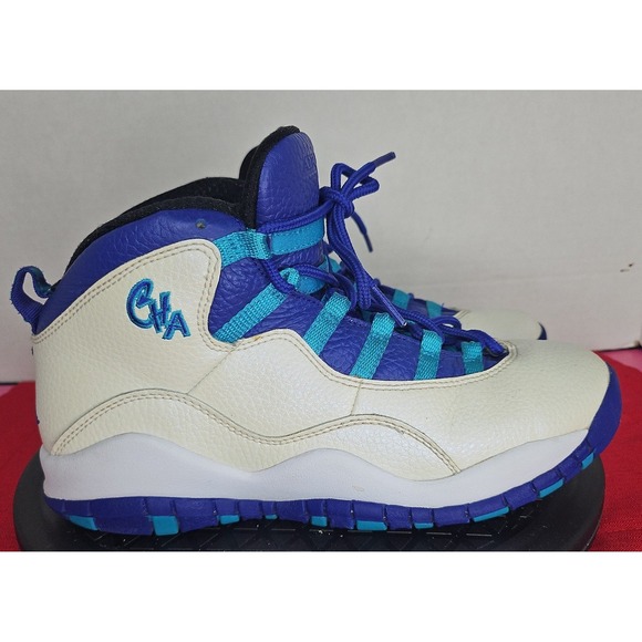 Youth Air Jordan retro Charlotte Hornets Basketball shoes Size 6Y - Picture 5 of 10